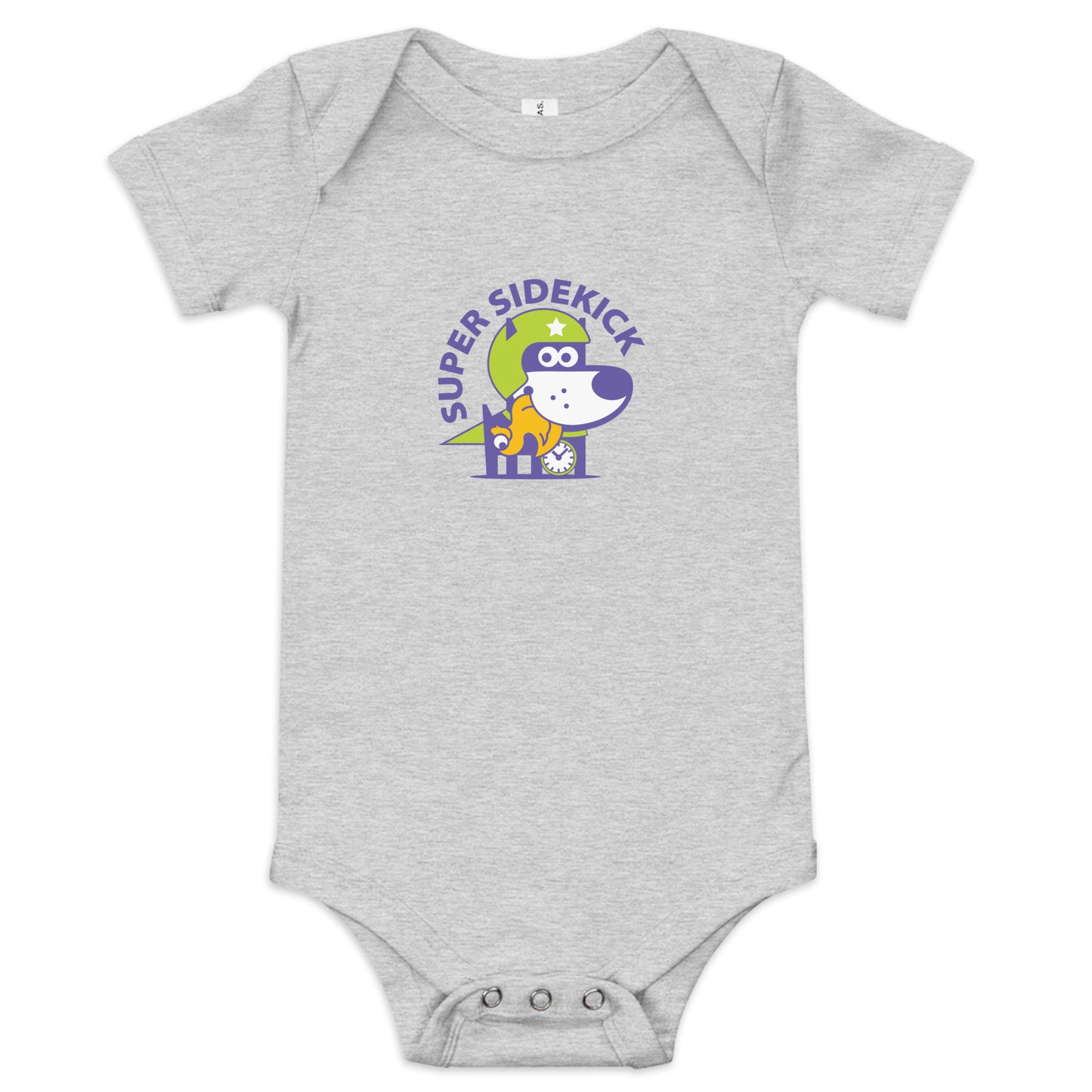 Super Sidekick II .Baby Short Sleeve One Piece