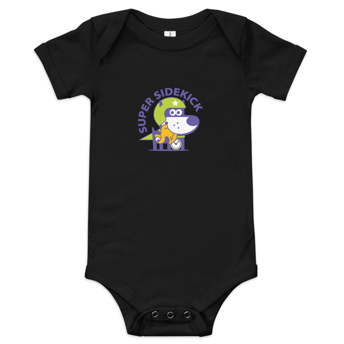 Super Sidekick II .Baby Short Sleeve One Piece