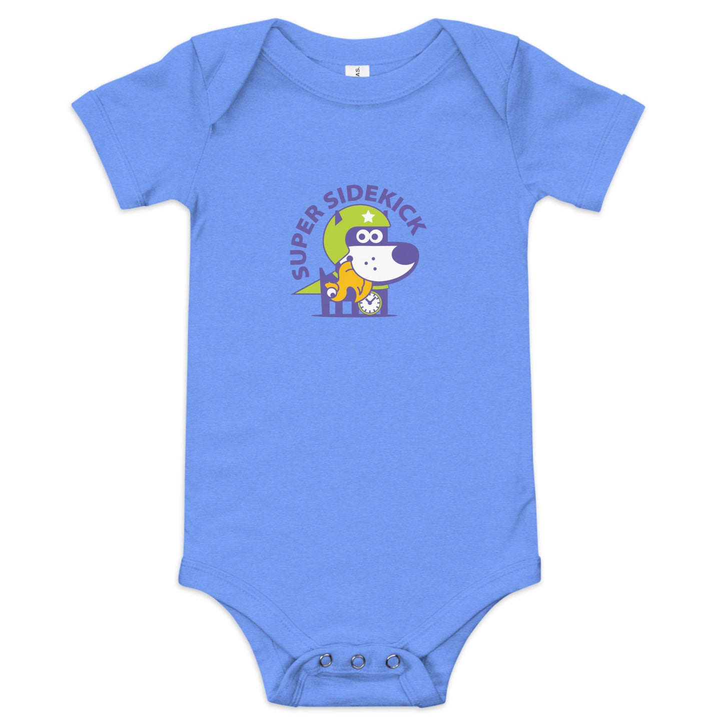 Super Sidekick II .Baby Short Sleeve One Piece