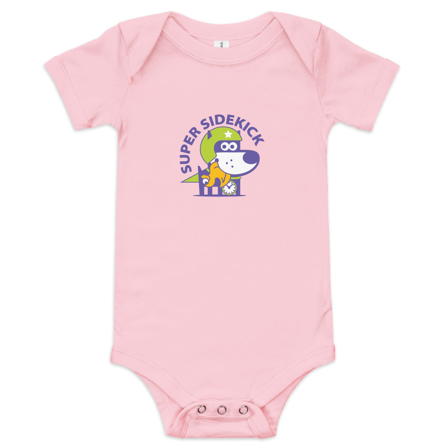 Super Sidekick II .Baby Short Sleeve One Piece