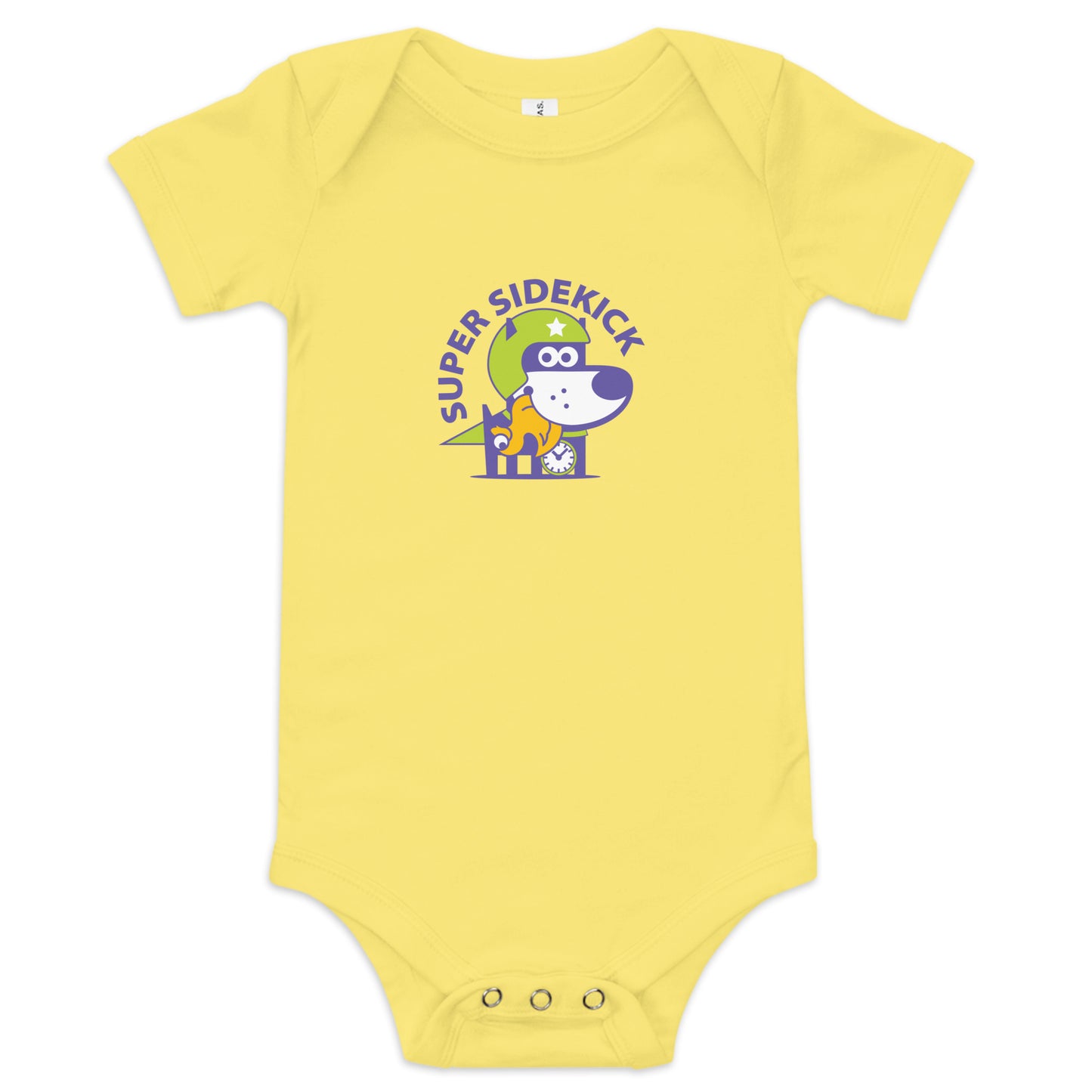 Super Sidekick II .Baby Short Sleeve One Piece