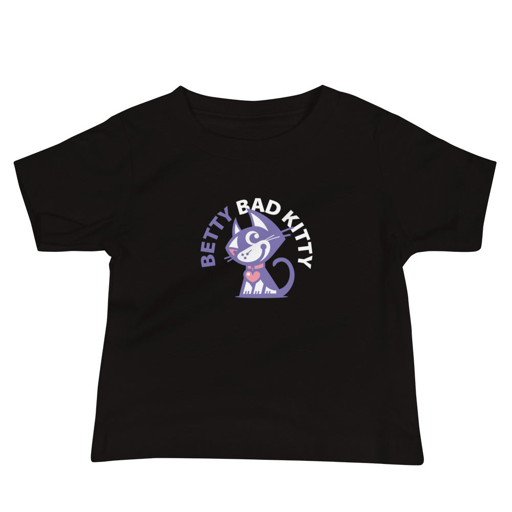 Betty Bad Kitty II . Baby Jersey Short Sleeve Tee