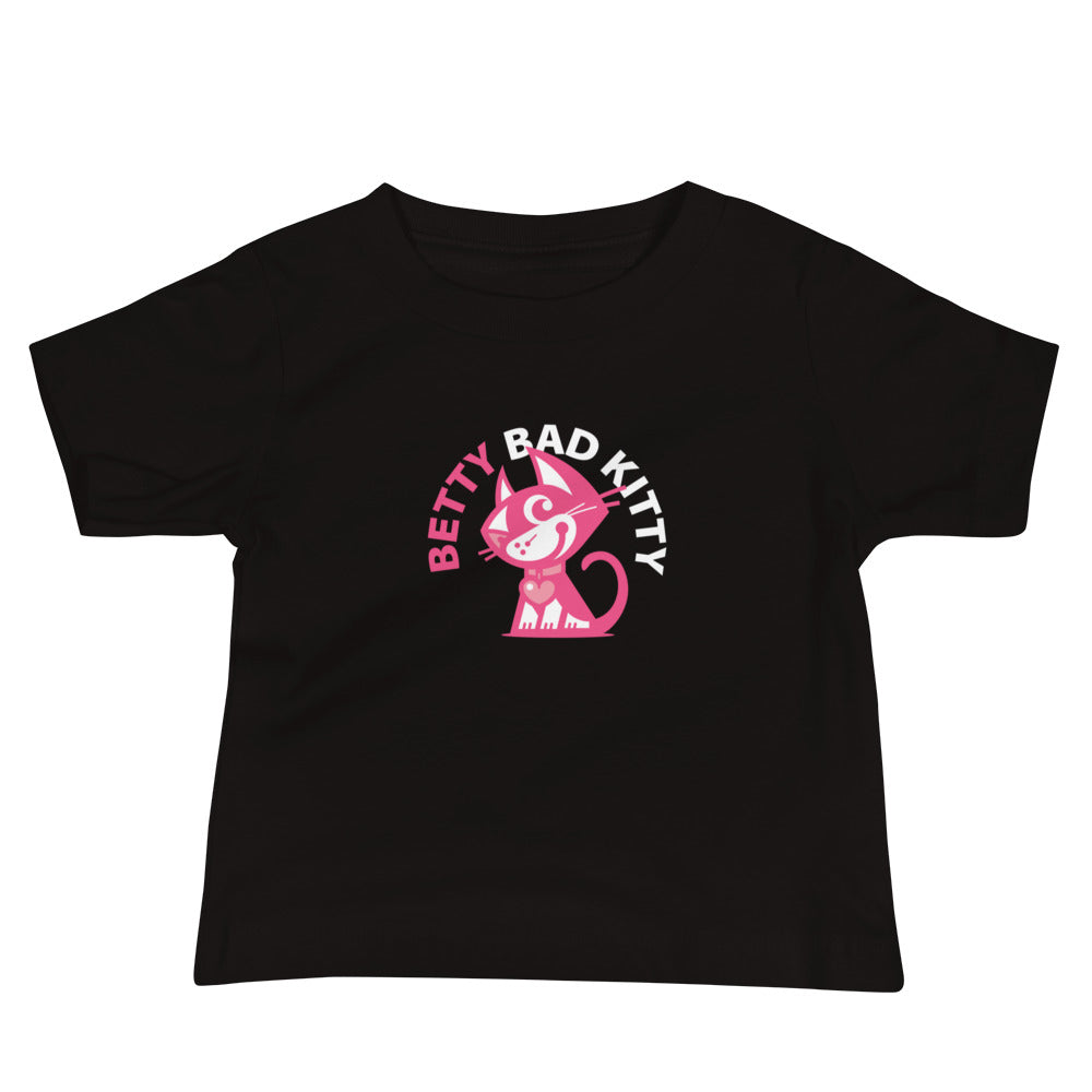 Betty Bad Kitty III . Baby Jersey Short Sleeve Tee