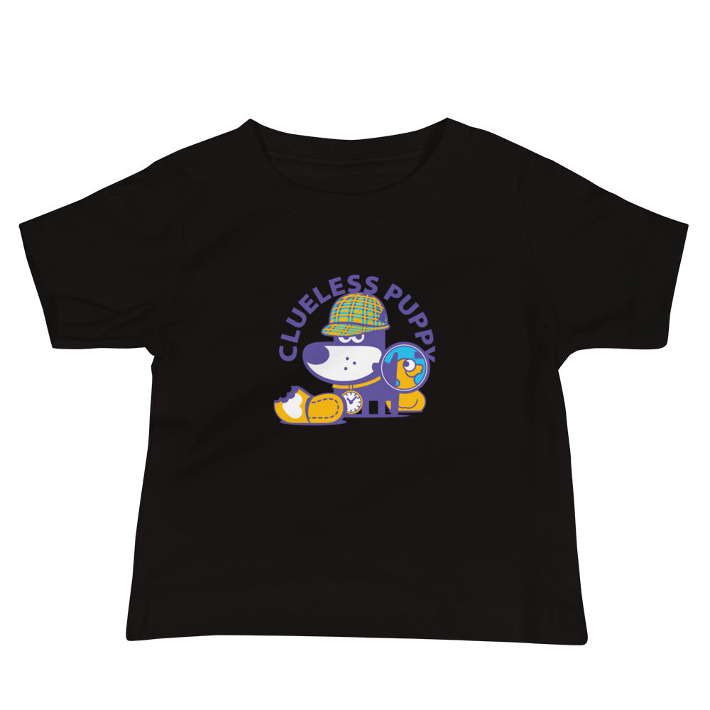 Clueless Puppy II . Baby Jersey Short Sleeve Tee