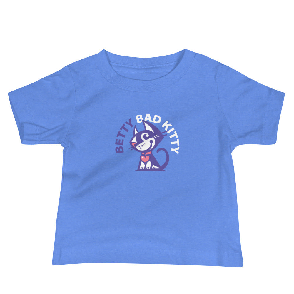 Betty Bad Kitty II . Baby Jersey Short Sleeve Tee