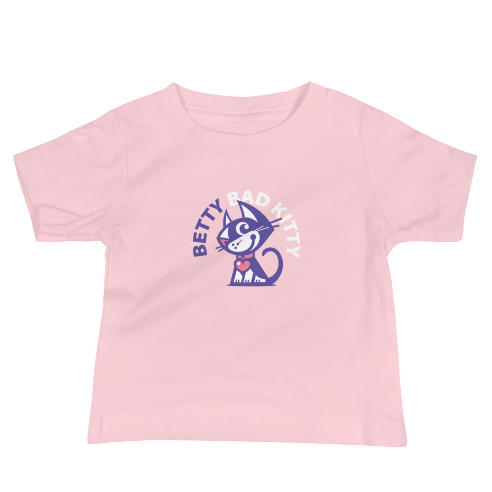 Betty Bad Kitty II . Baby Jersey Short Sleeve Tee