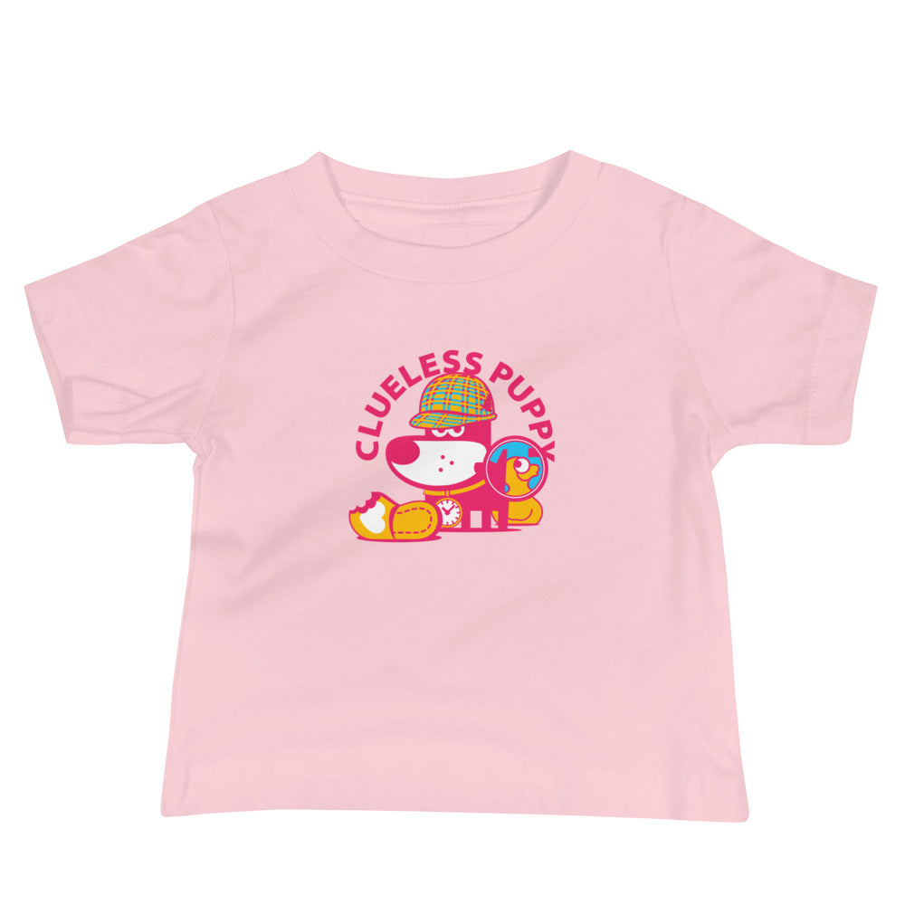 Clueless Puppy III . Baby Jersey Short Sleeve Tee