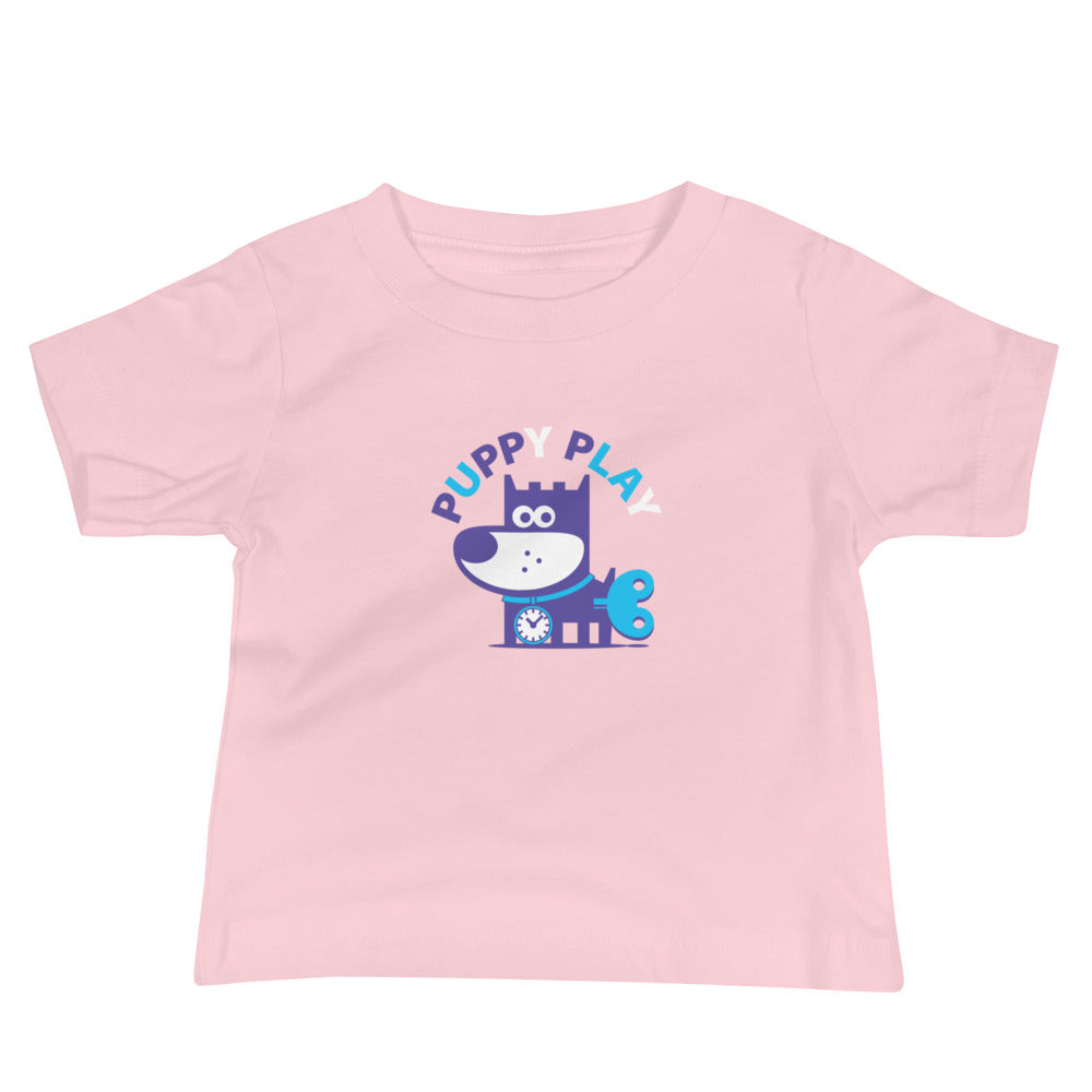 Puppy Play II . Baby Jersey Short Sleeve Tee
