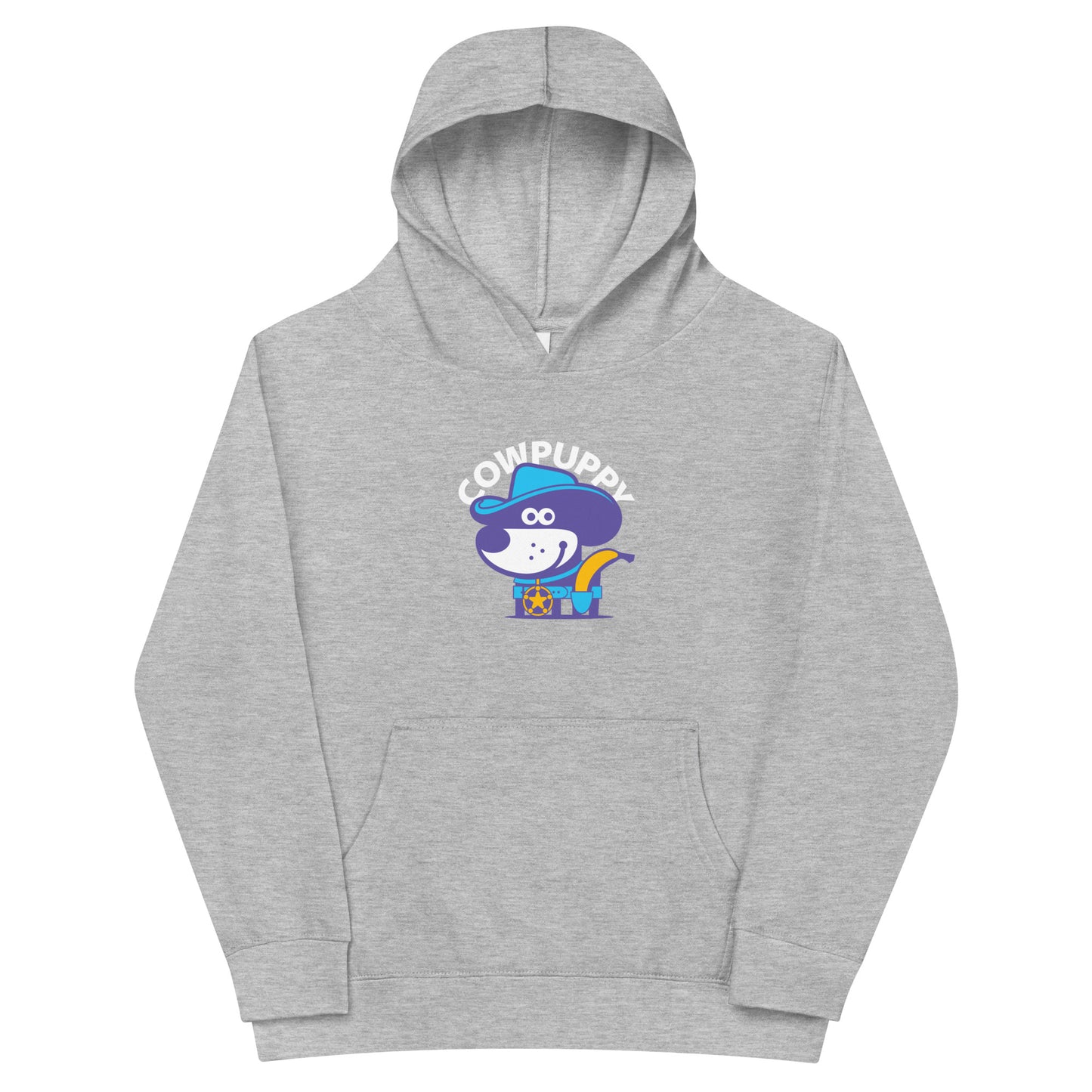 Cow Puppy II . Kids Fleece Hoodie