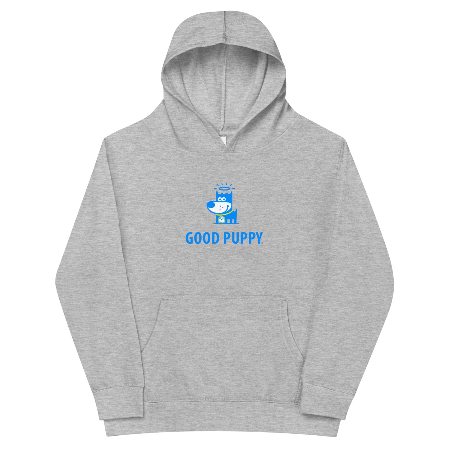 Logo Blue . Kids Fleece Hoodie