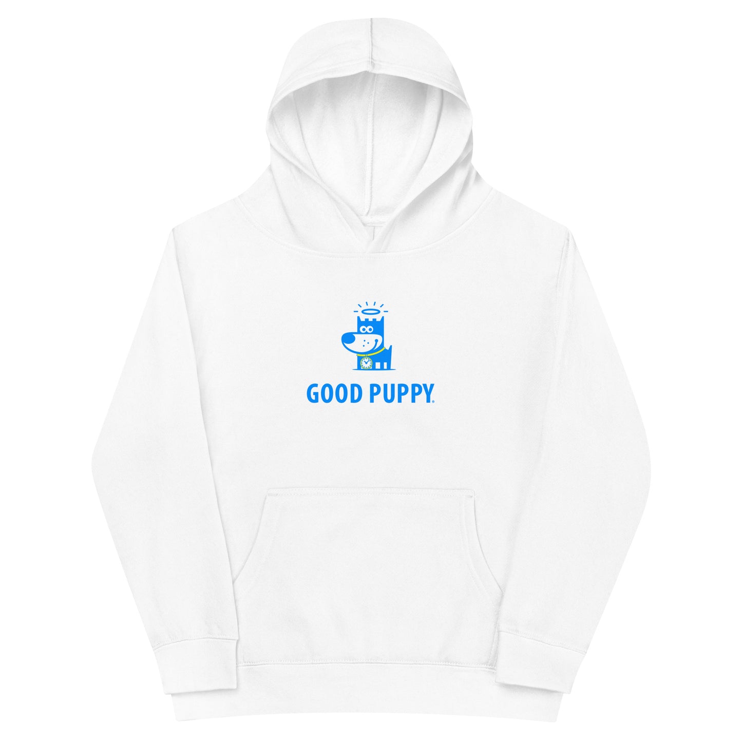 Logo Blue . Kids Fleece Hoodie