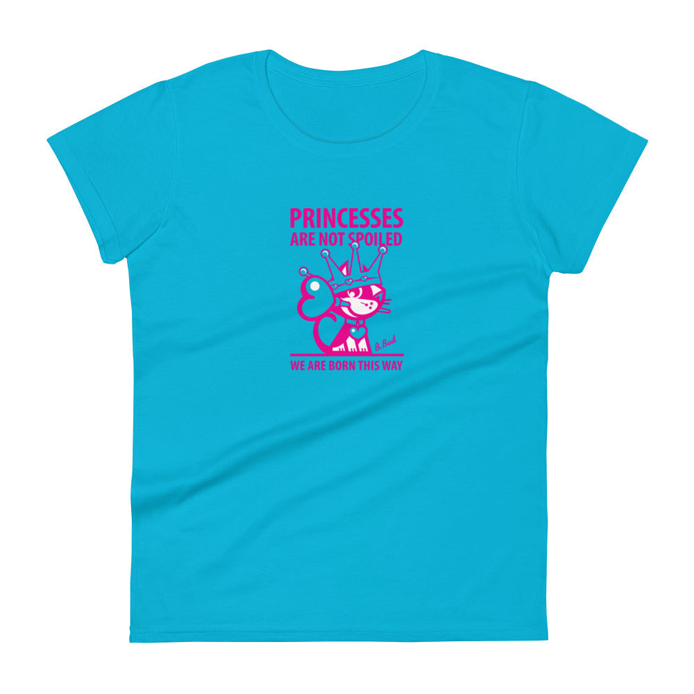 Betty Bad Kitty . Princesses III . Women's Short Sleeve T-Shirt