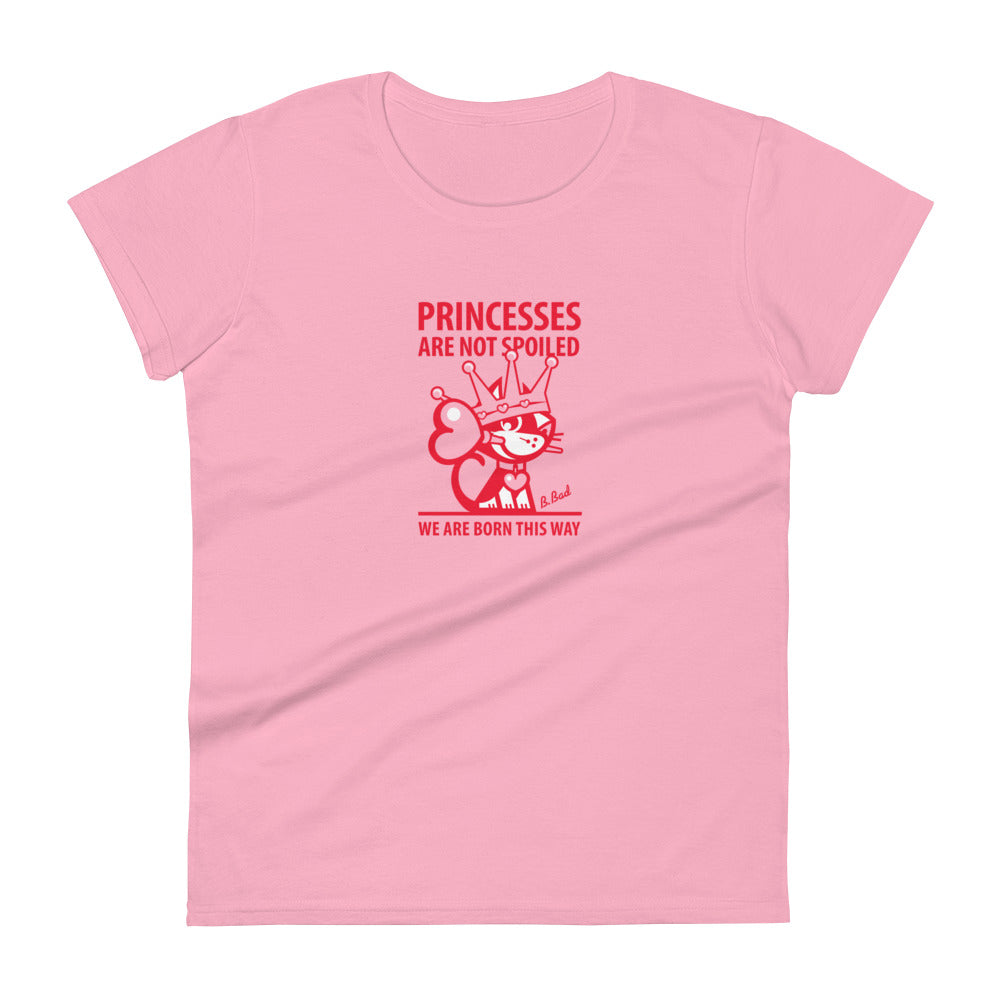 Betty Bad Kitty . Princesses I . Women's Short Sleeve T-Shirt