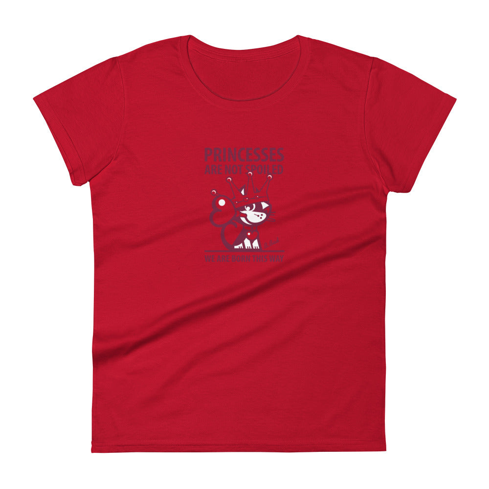 Betty Bad Kitty . Princesses II . Women's Short Sleeve T-Shirt