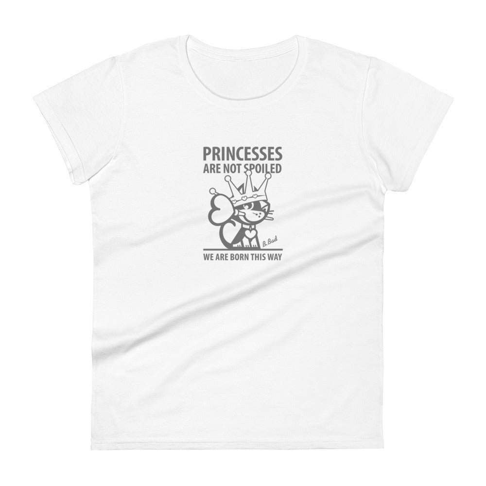 Betty Bad Kitty . Princesses V . Women's Short Sleeve T-Shirt