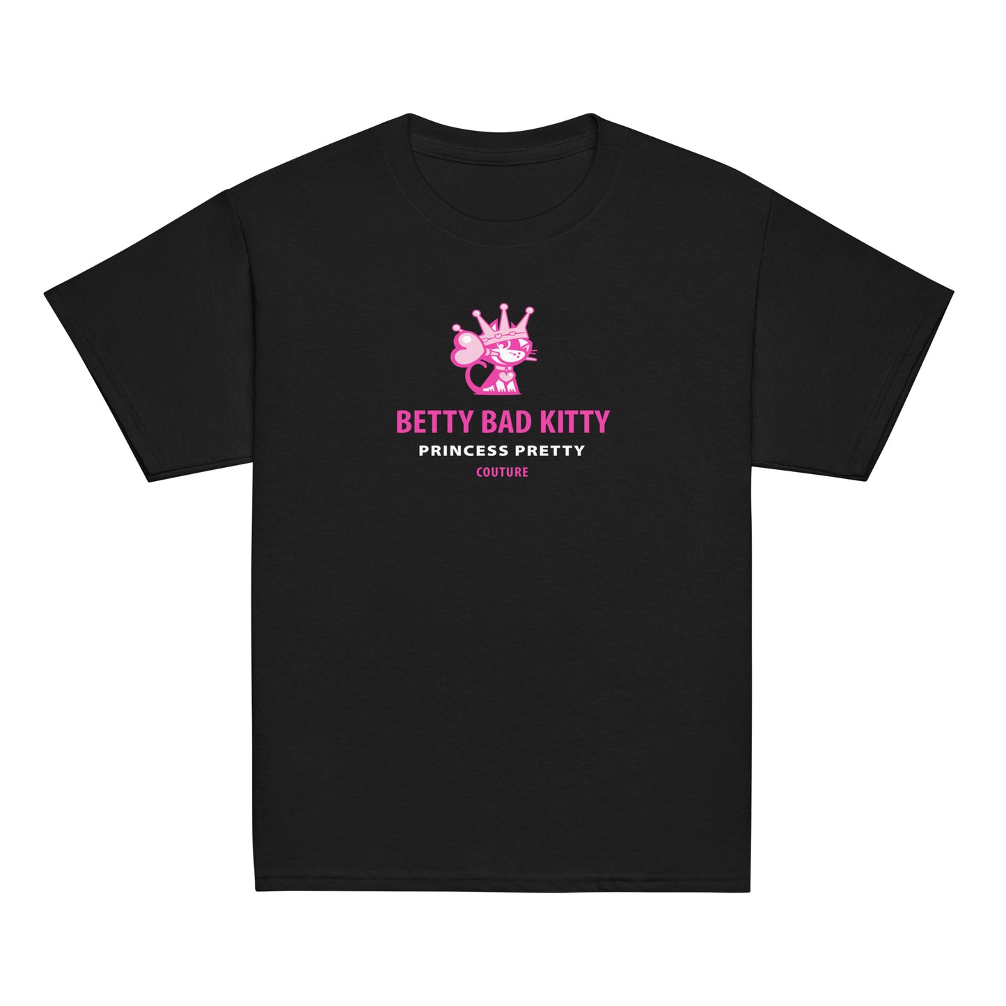 Betty Bad Kitty . Princess Pretty . Youth Classic Tee