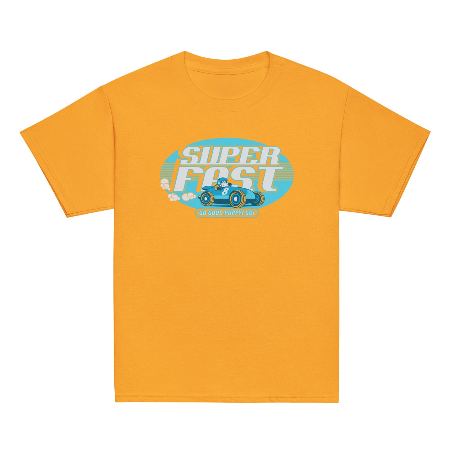 Super Fast . Blue . Youth Classic Tee