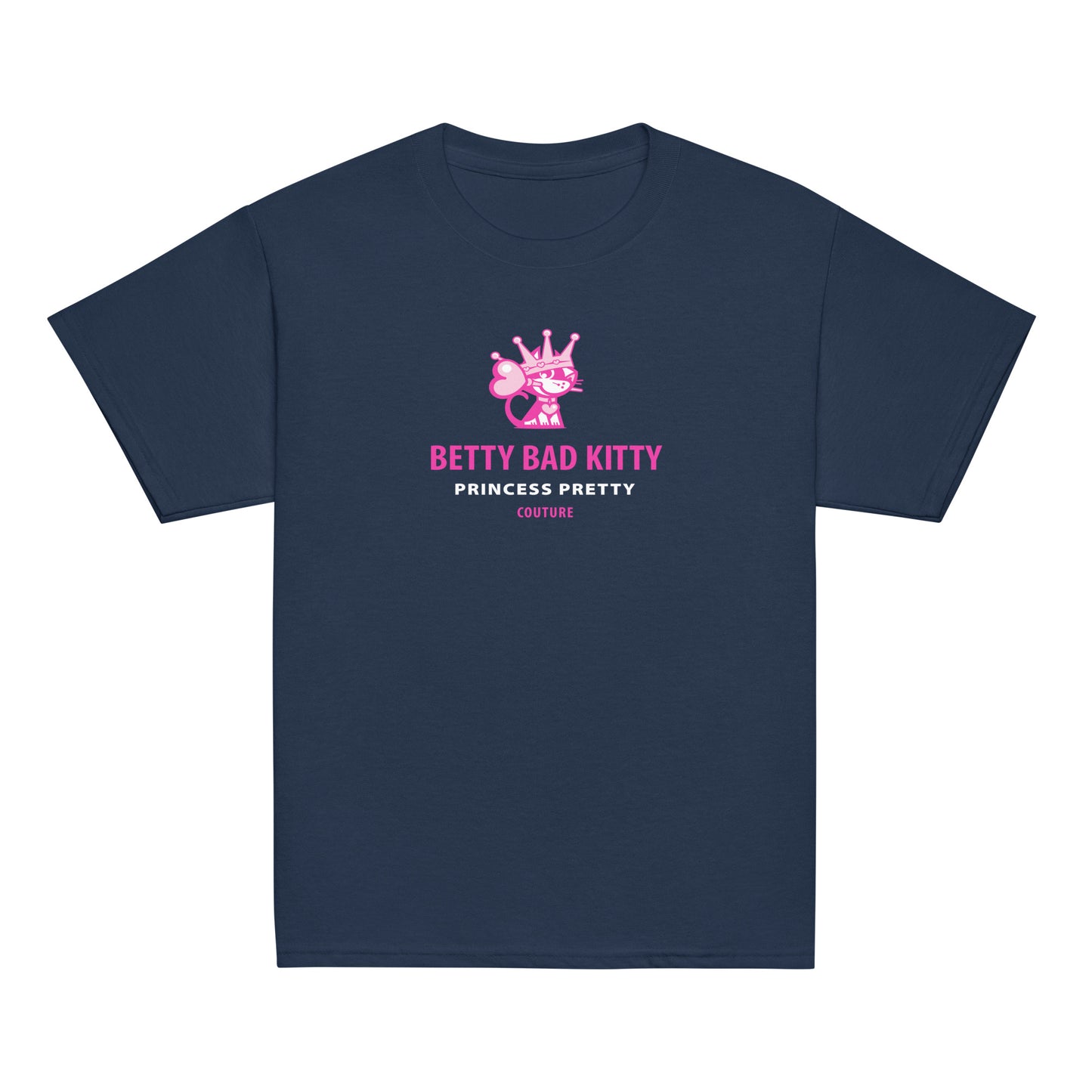 Betty Bad Kitty . Princess Pretty . Youth Classic Tee