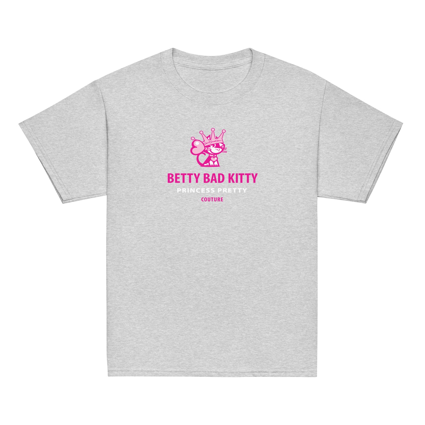 Betty Bad Kitty . Princess Pretty . Youth Classic Tee
