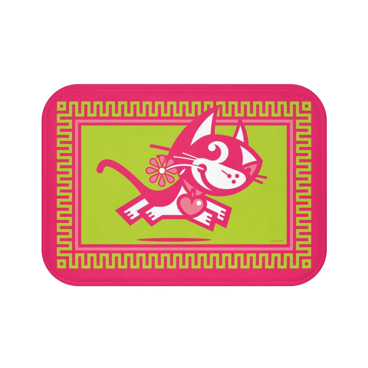 Betty Bad Kitty III . Small Bath Mat