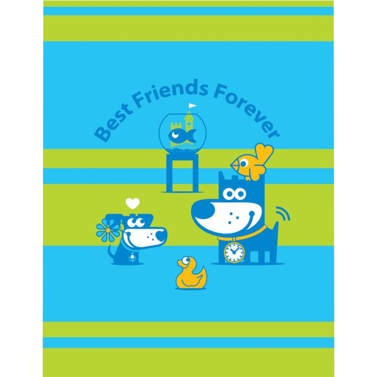 BFF I . Duvet Cover . Twin