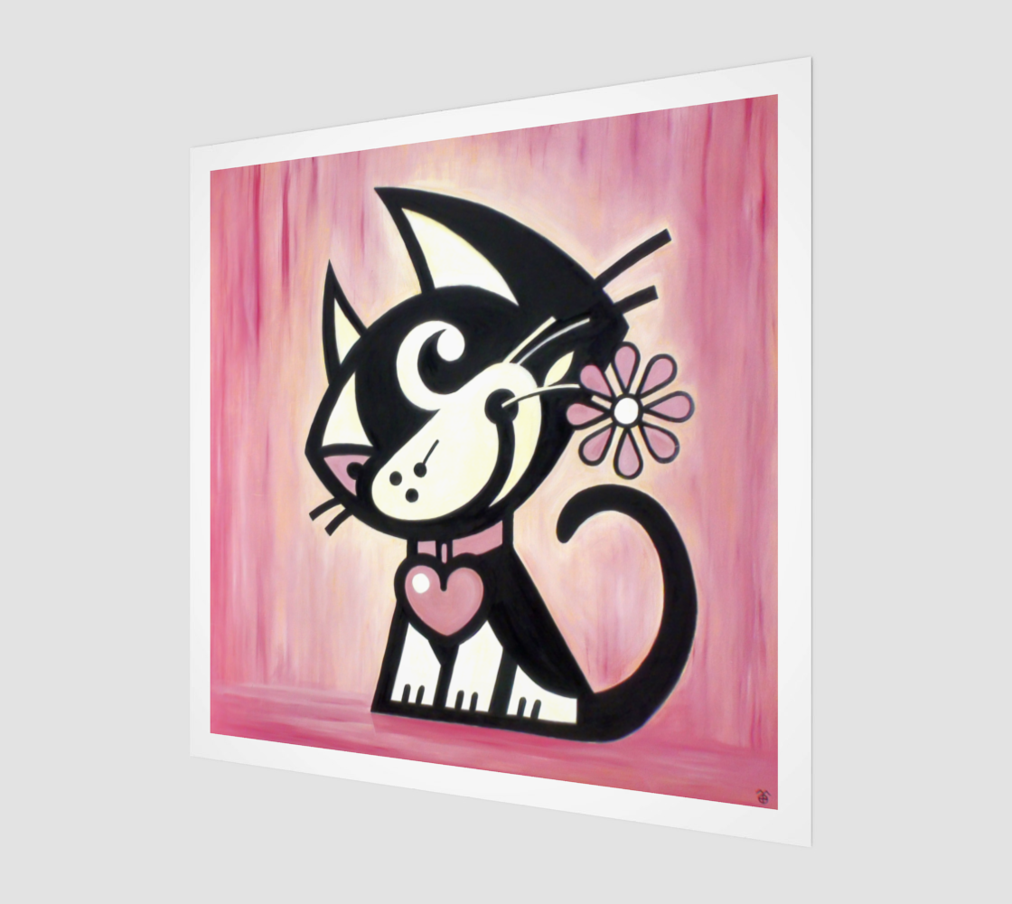 Cat Fine Art Unique Home Decor. Betty Bad Kitty