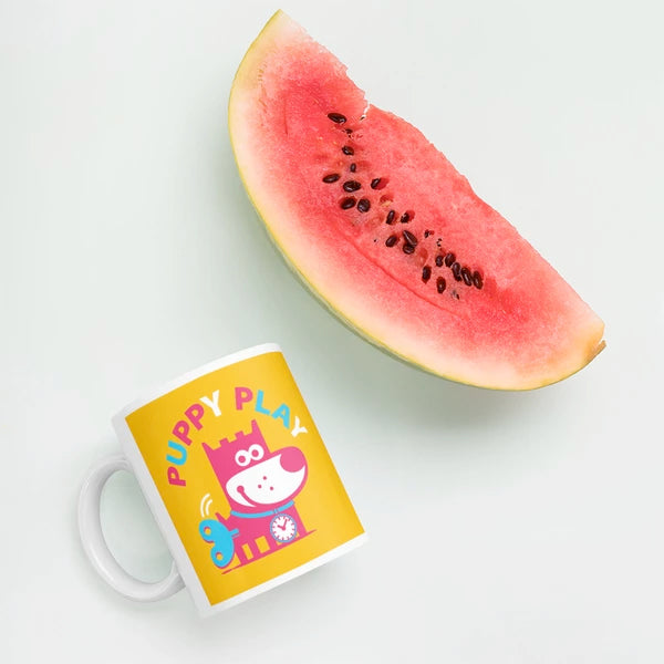 Puppy Play Children's Ceramic Mug