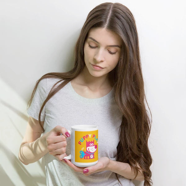 Puppy Play Children's Ceramic Mug