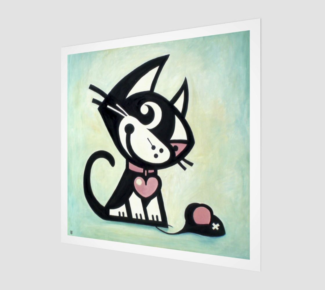 Cat Fine Art Unique Home Decor. Betty Bad Kitty