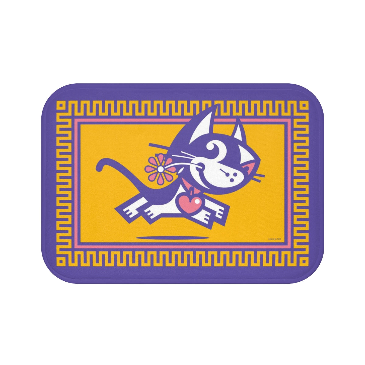 Betty Bad Kitty II . Small Bath Mat