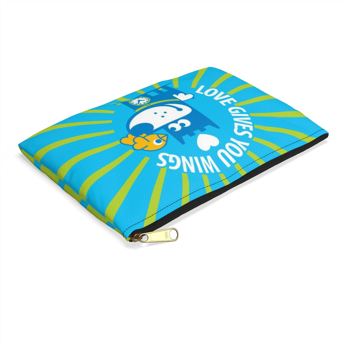 Love Gives You Wings . Accessory Pouch