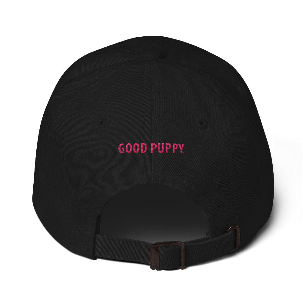 Good Puppy Logo Pink . Unstructured Baseball Cap