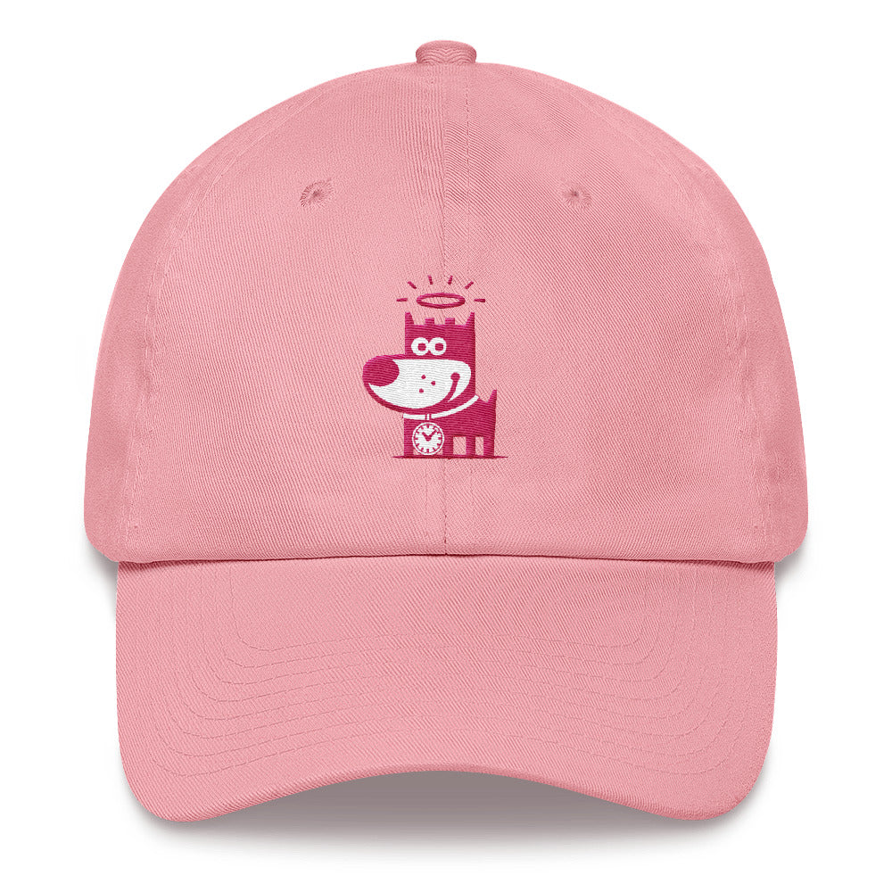 Good Puppy Logo Pink . Unstructured Baseball Cap
