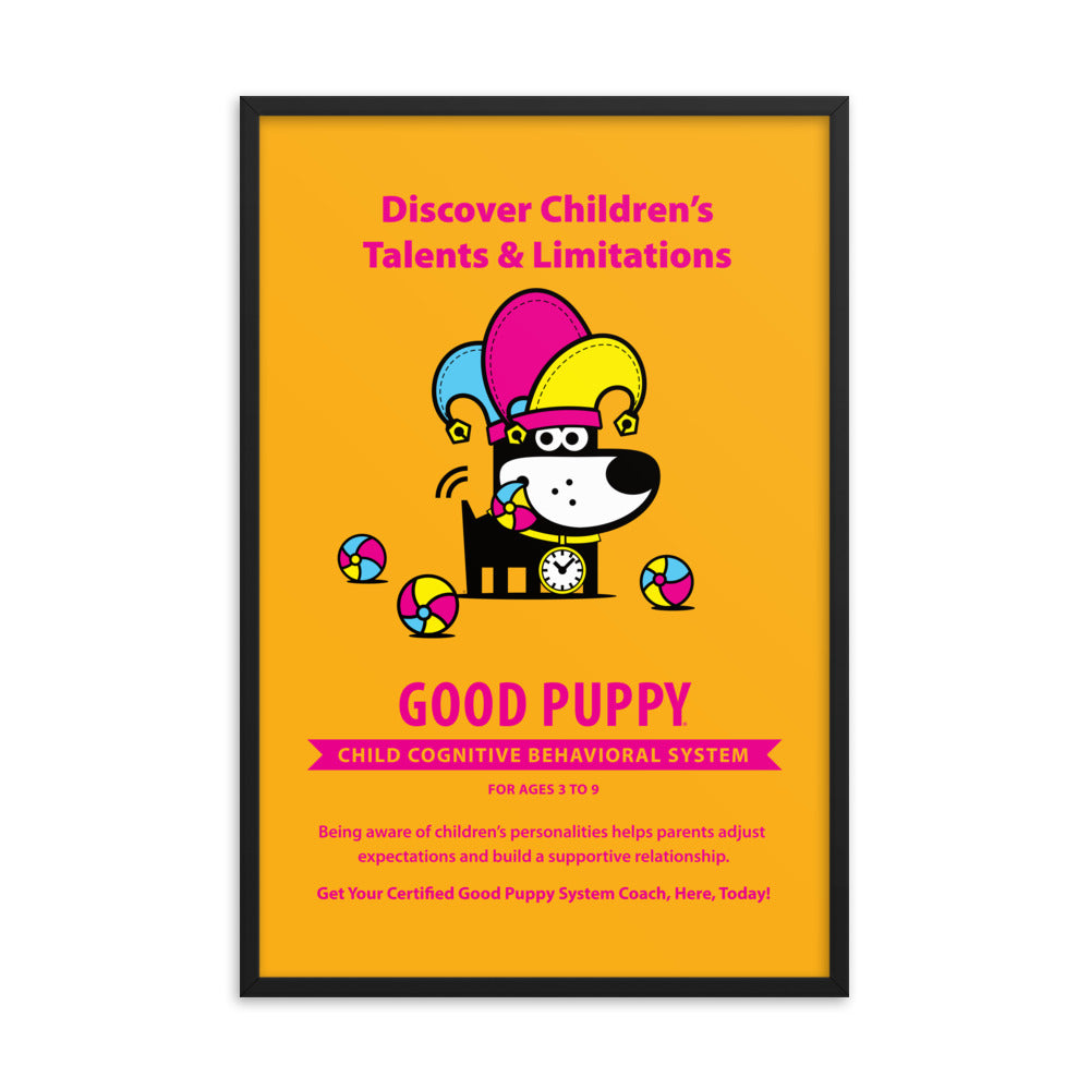 Good Puppy System Practice Promo Poster II . Framed 24x36