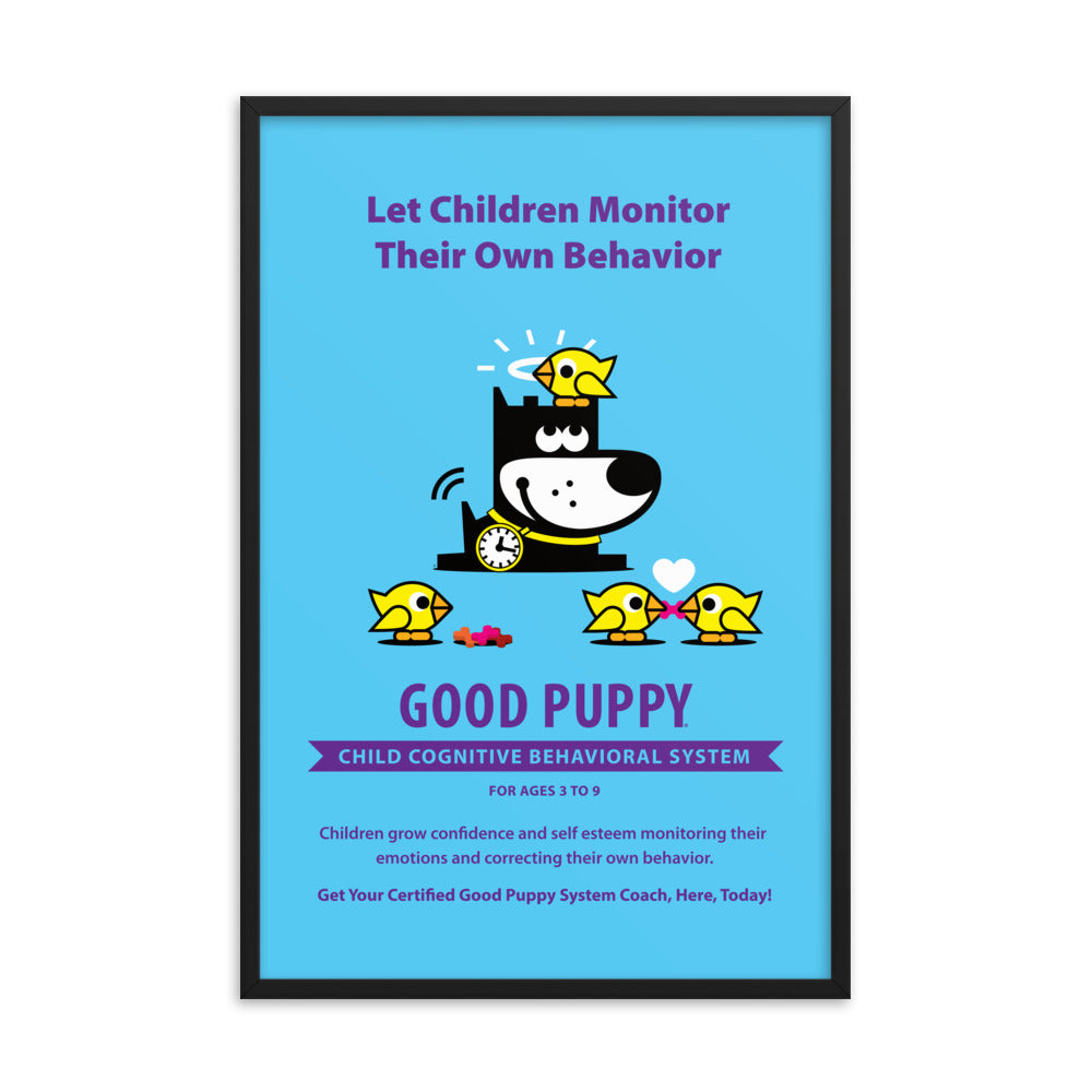 Good Puppy System Practice Promo Poster V . Framed 24x36