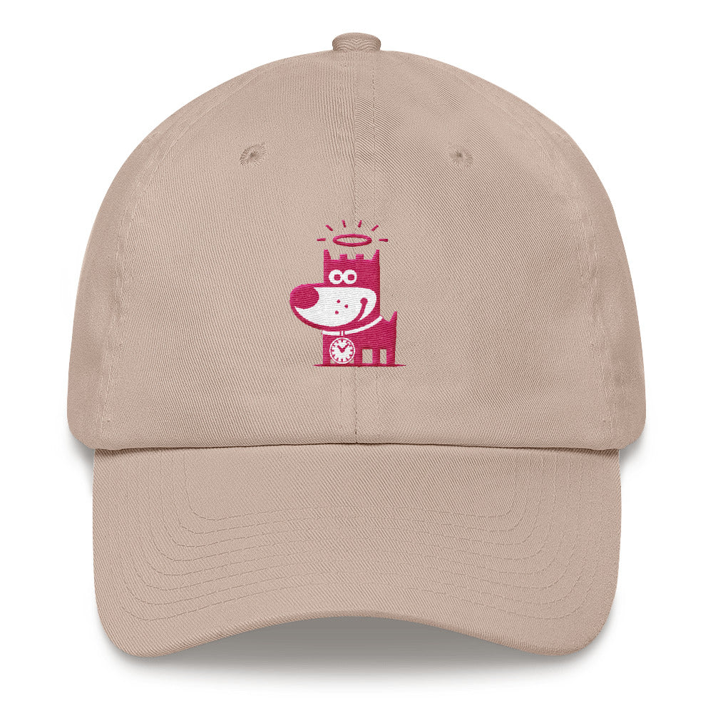 Good Puppy Logo Pink . Unstructured Baseball Cap