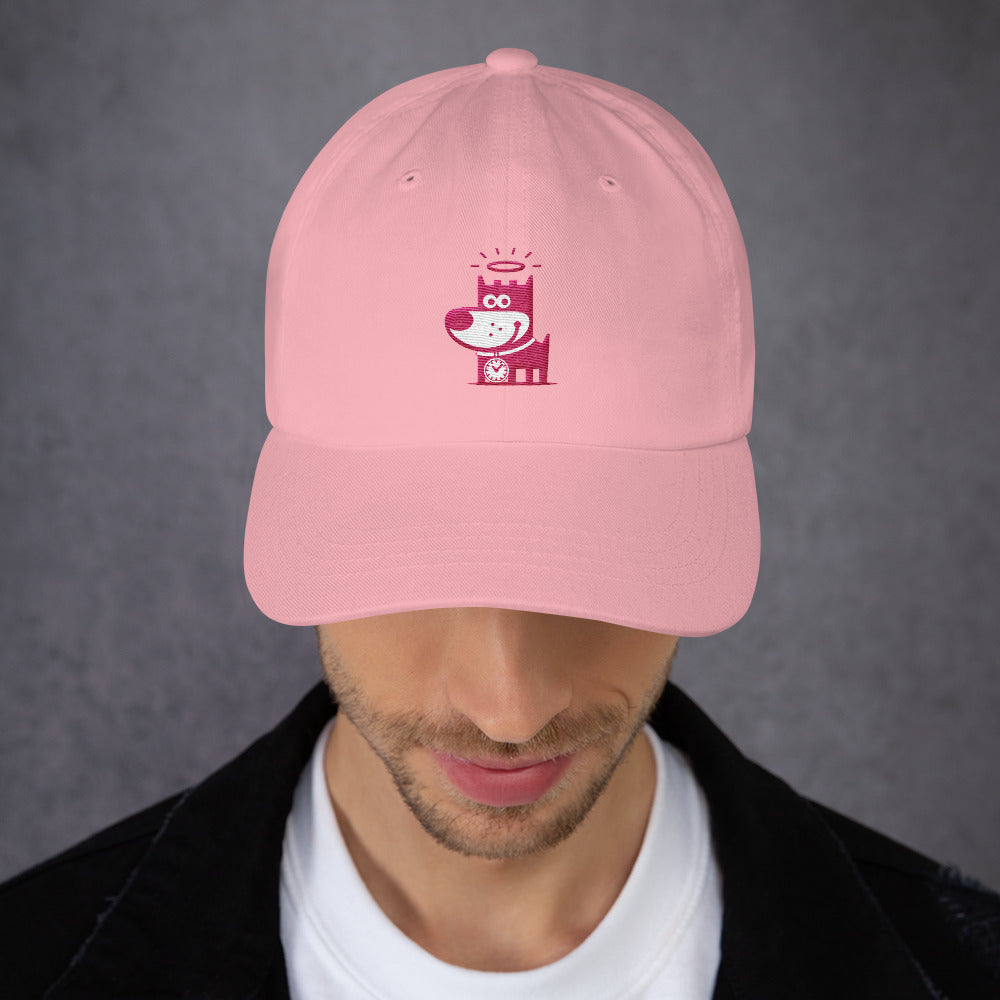 Good Puppy Logo Pink . Unstructured Baseball Cap