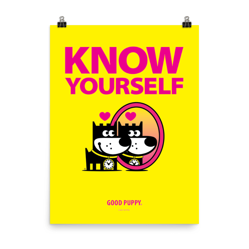 Positive Subliminals . Poster . Know Yourself