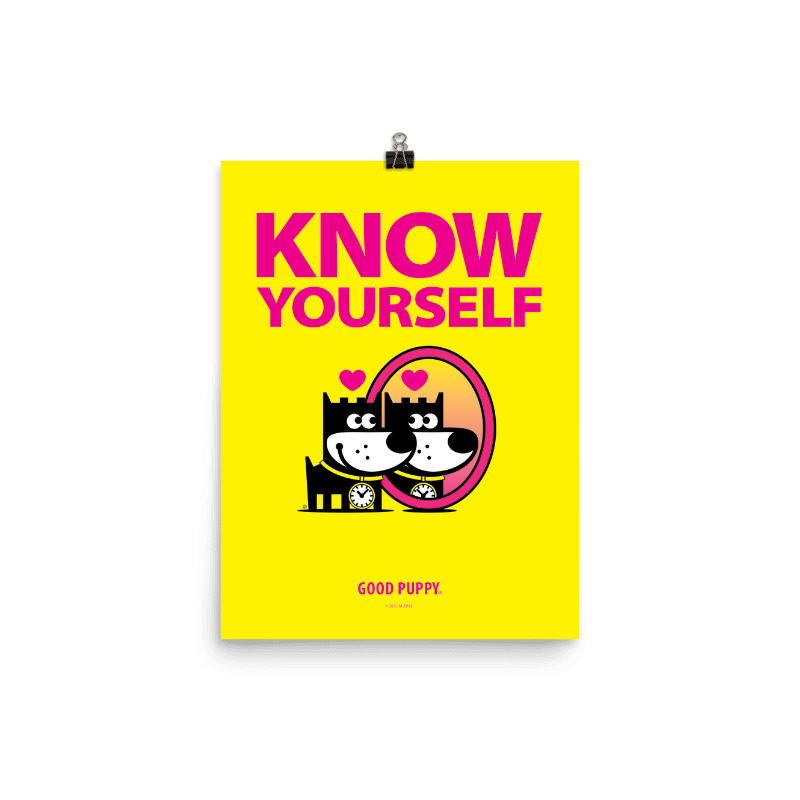 Positive Subliminals . Poster . Know Yourself