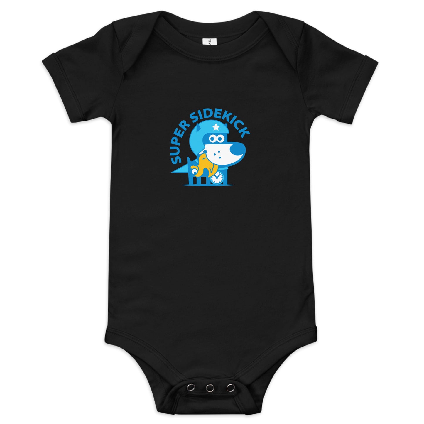 Super Sidekick I . Baby Short Sleeve One Piece