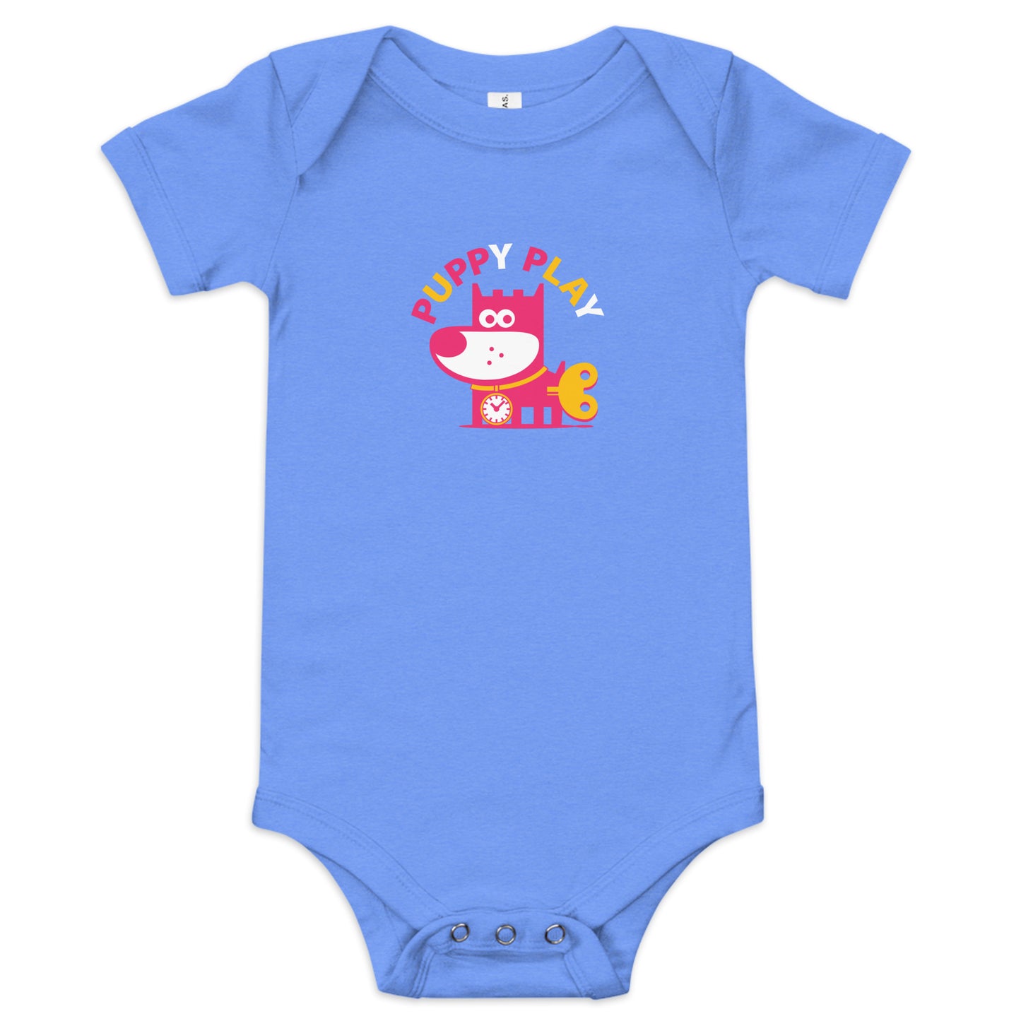 Puppy Play III . Baby Short Sleeve One Piece