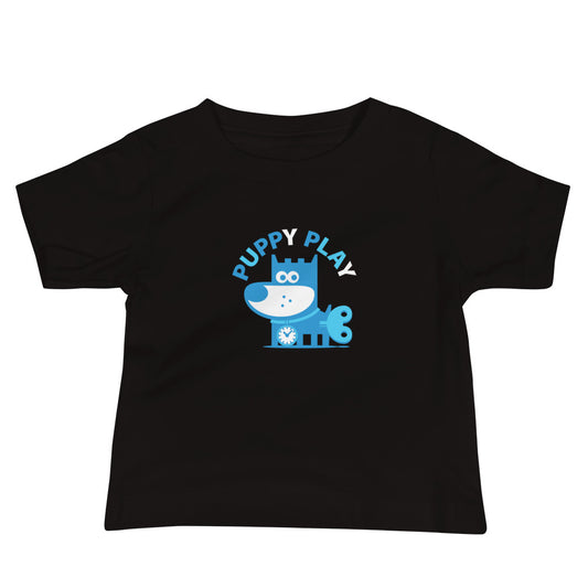 Puppy Play I . Baby Jersey Short Sleeve Tee