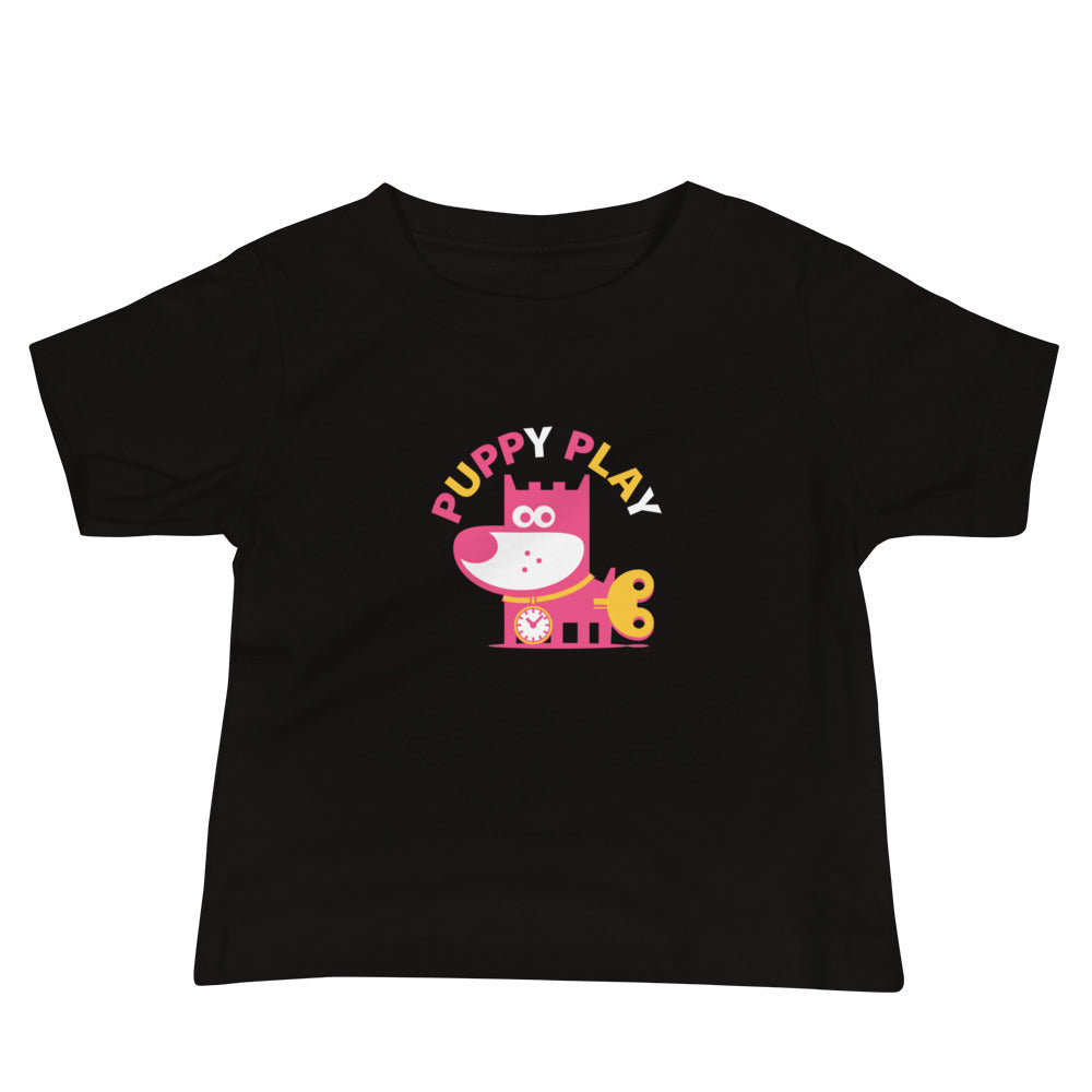 Puppy Play III . Baby Jersey Short Sleeve Tee