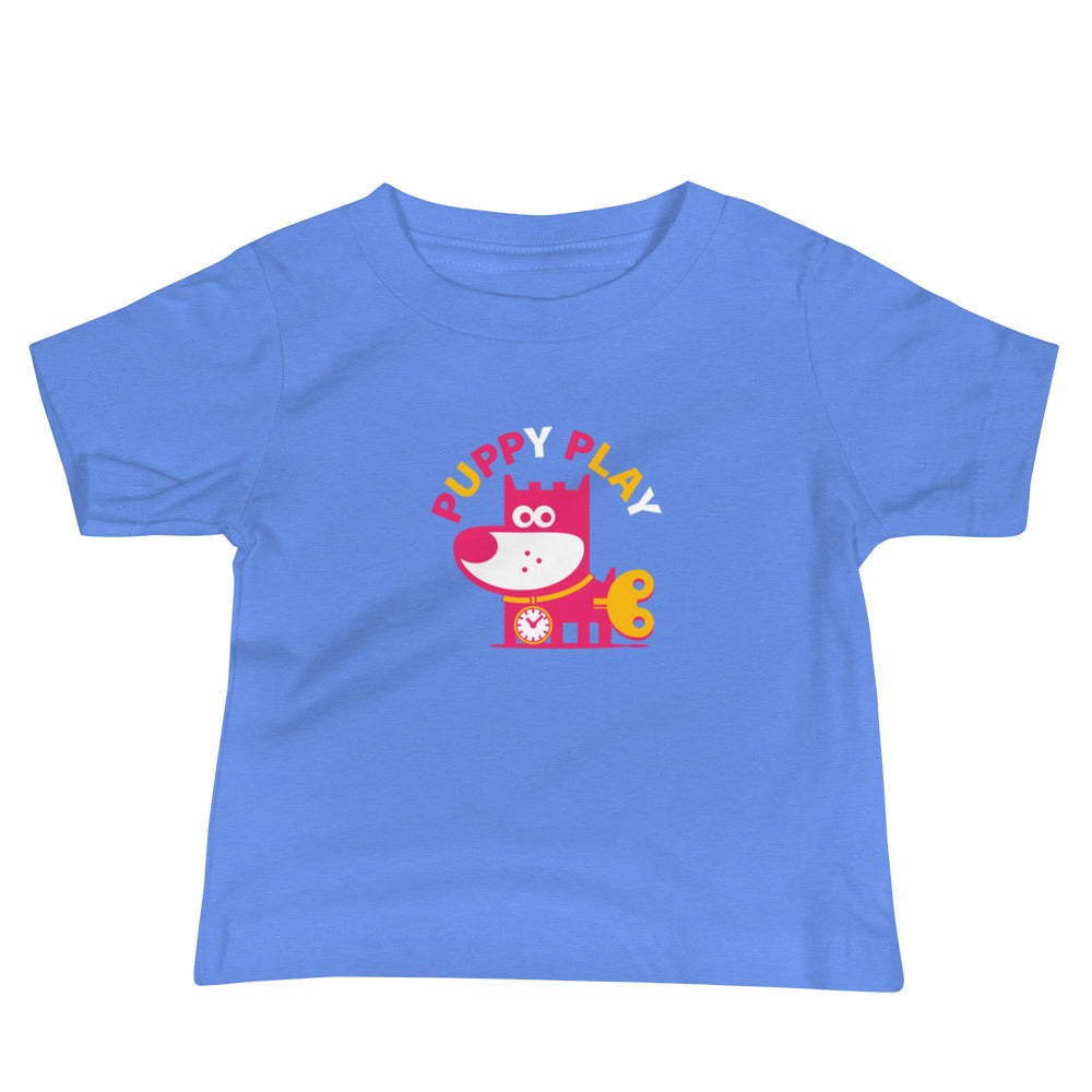 Puppy Play III . Baby Jersey Short Sleeve Tee