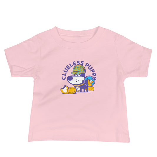 Clueless Puppy II . Baby Jersey Short Sleeve Tee