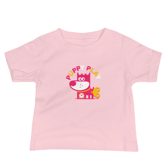 Puppy Play III . Baby Jersey Short Sleeve Tee