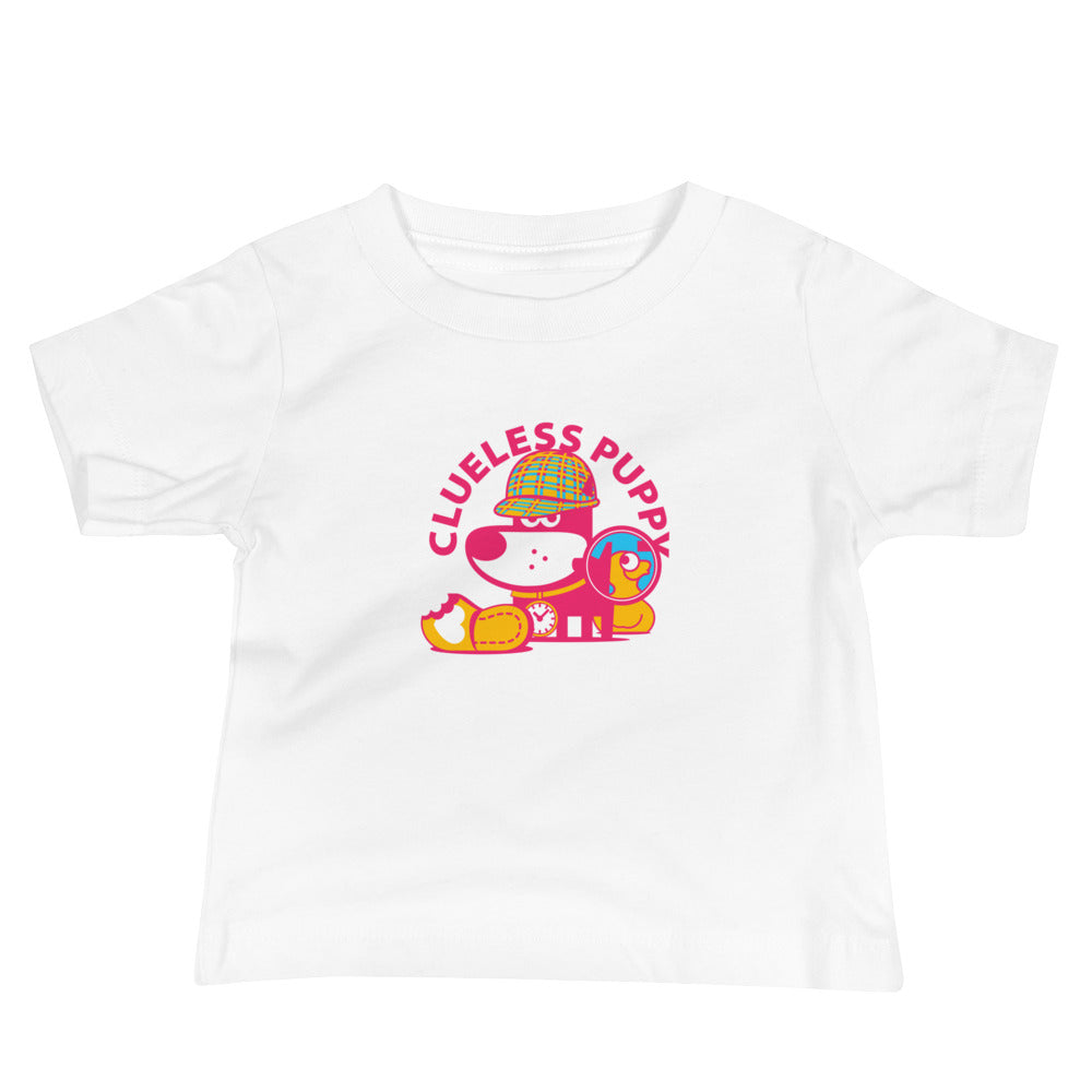 Clueless Puppy III . Baby Jersey Short Sleeve Tee