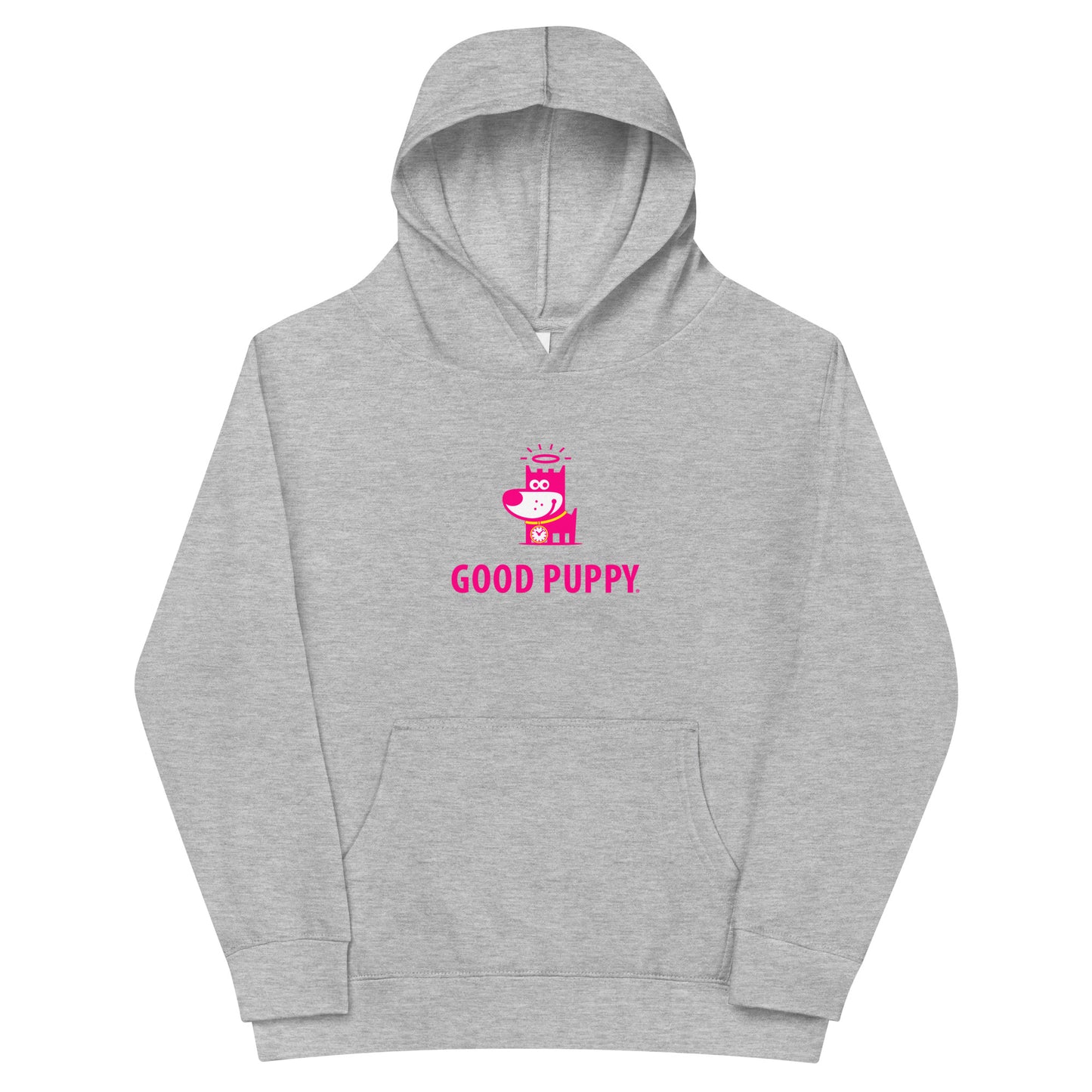 Logo Pink . Kids Fleece Hoodie