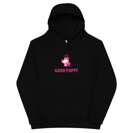 Logo Pink . Kids Fleece Hoodie