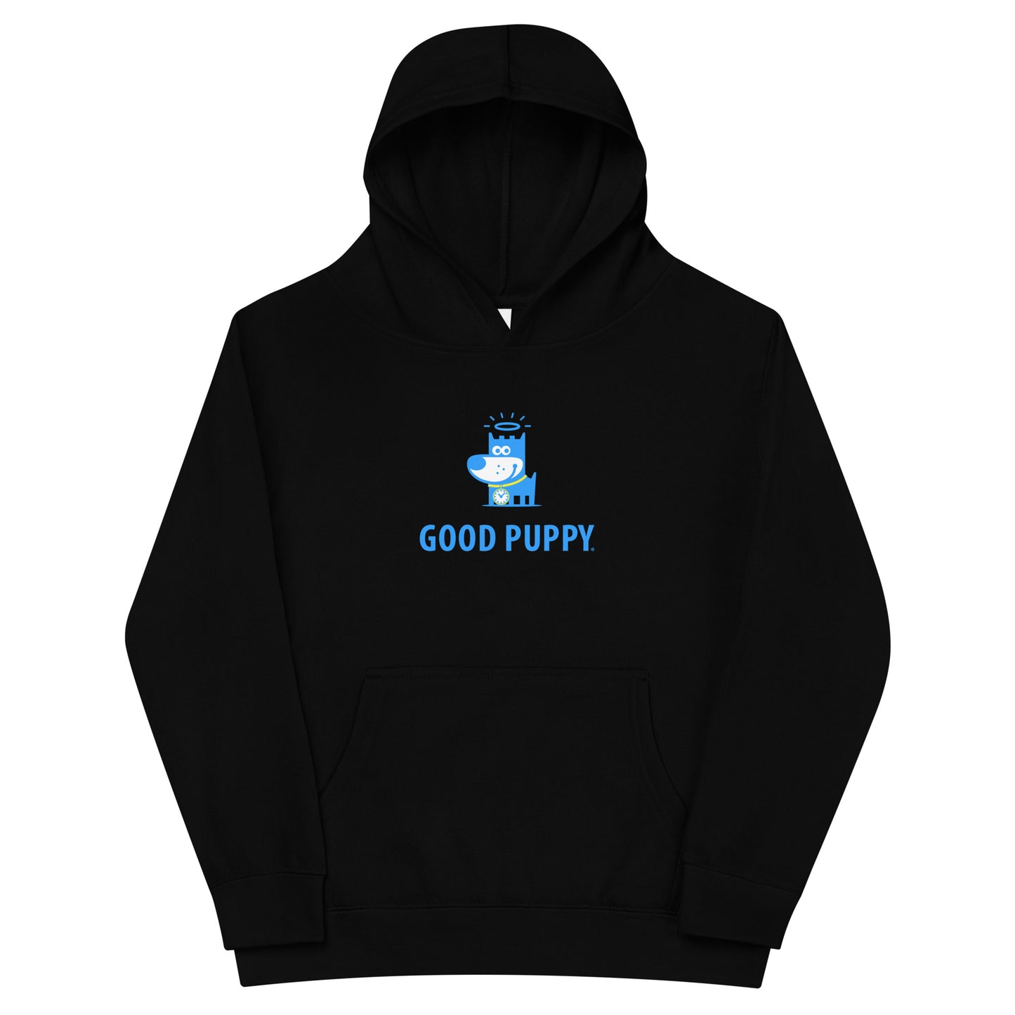 Logo Blue . Kids Fleece Hoodie